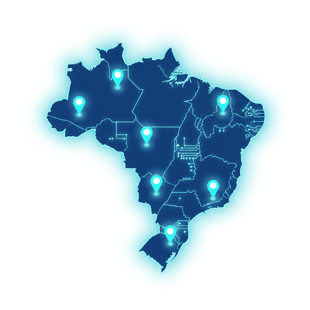 Mapa do Brasil Tech